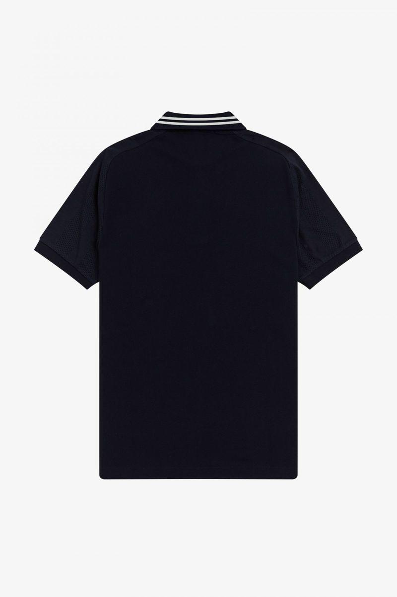 Navy Fred Perry Raglan Sleeve Polo Men's Shirts | PH 1522WNBY